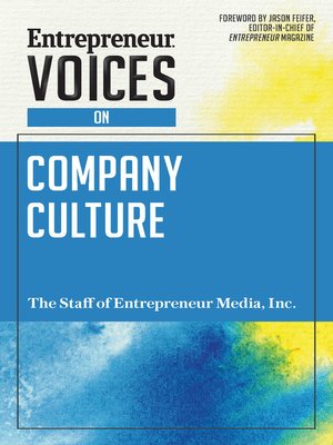 cover image of Entrepreneur Voices on Company Culture